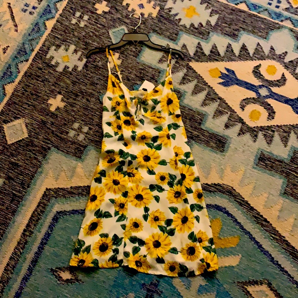 Mini sunflower dress